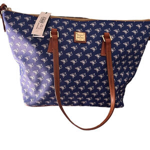 Toronto Blue Jays MLB Baseball Shopper Tote Sports Dooney & Bourke NWT Preppy